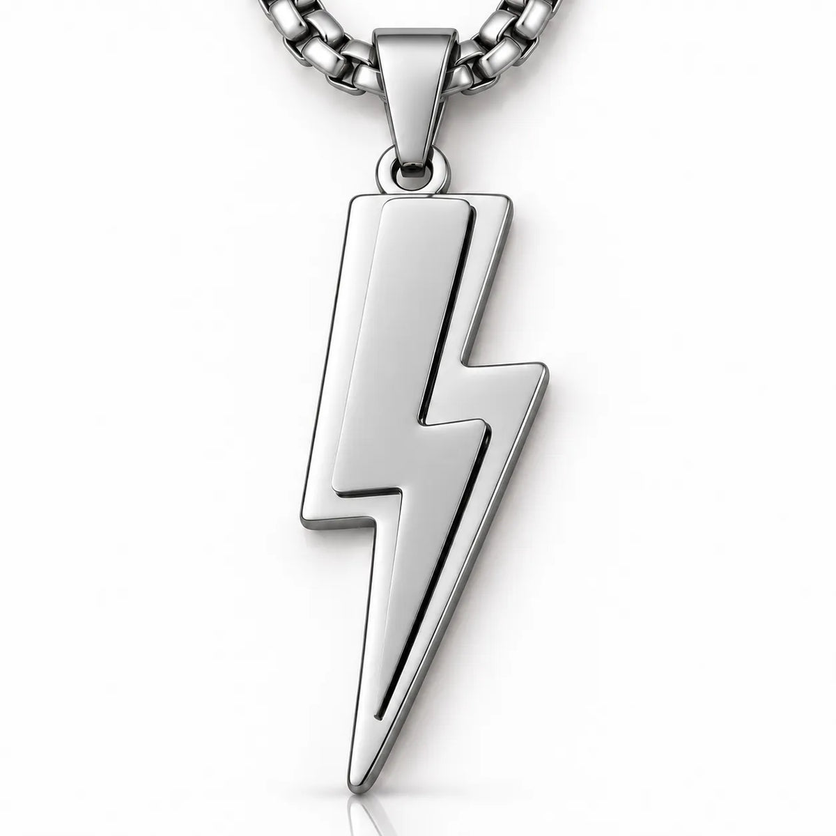 Thunder Silver Men's Chain Pendant