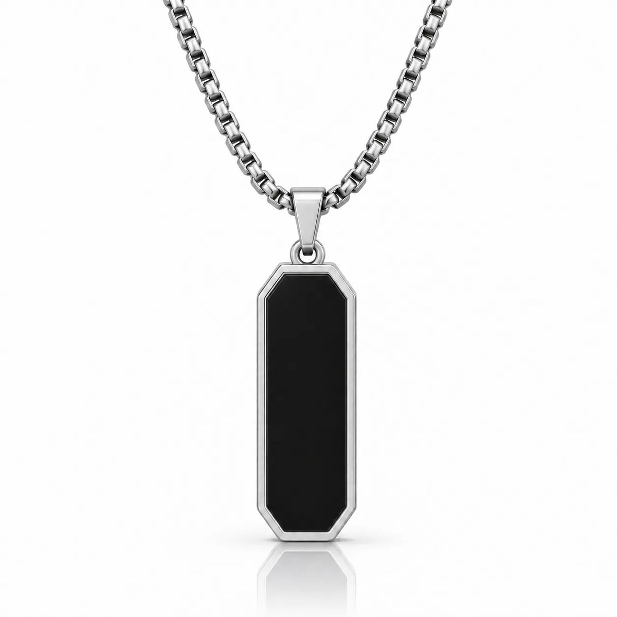 Minowa Silver Men's Chain Pendant