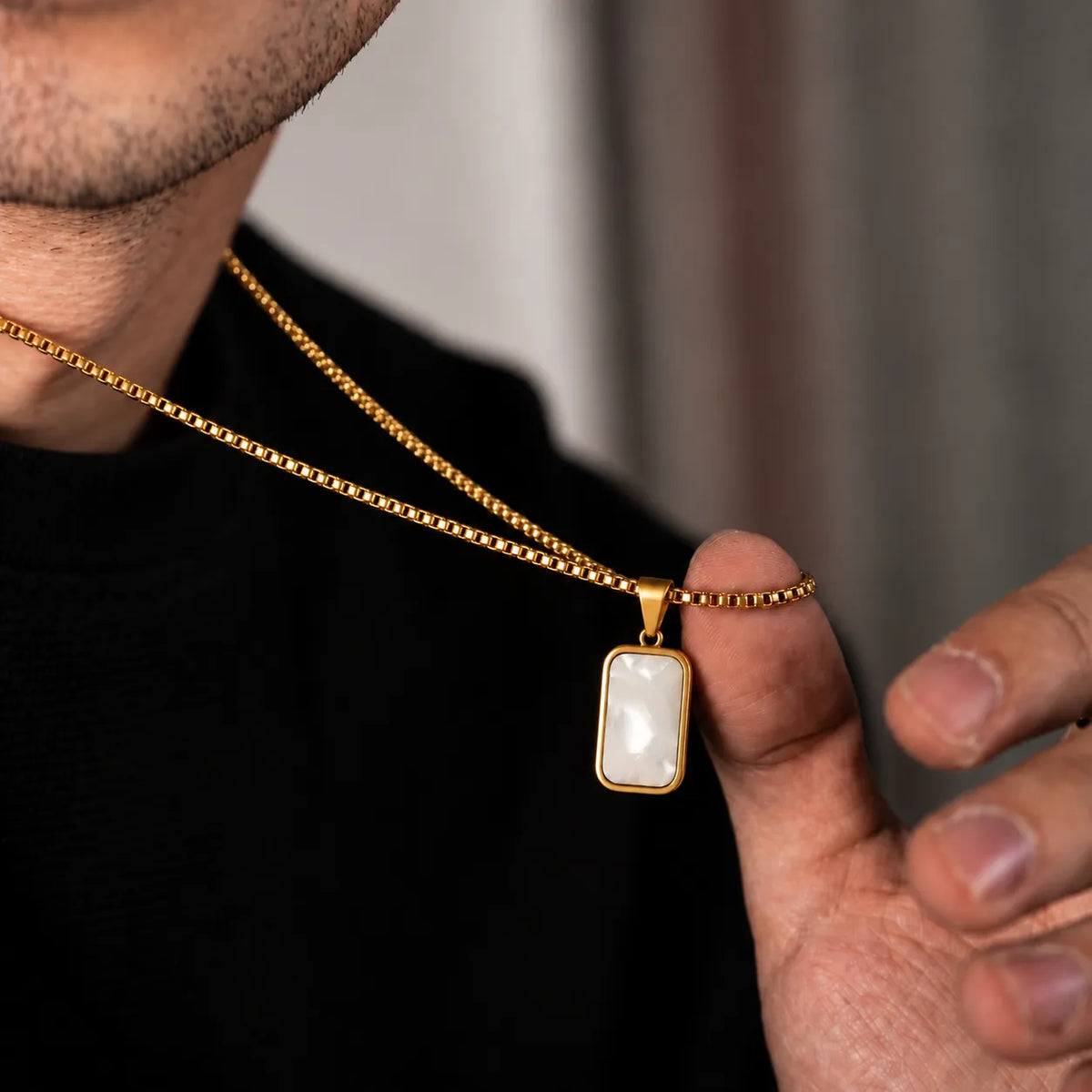 Marbello Gold Men's Chain Pendant