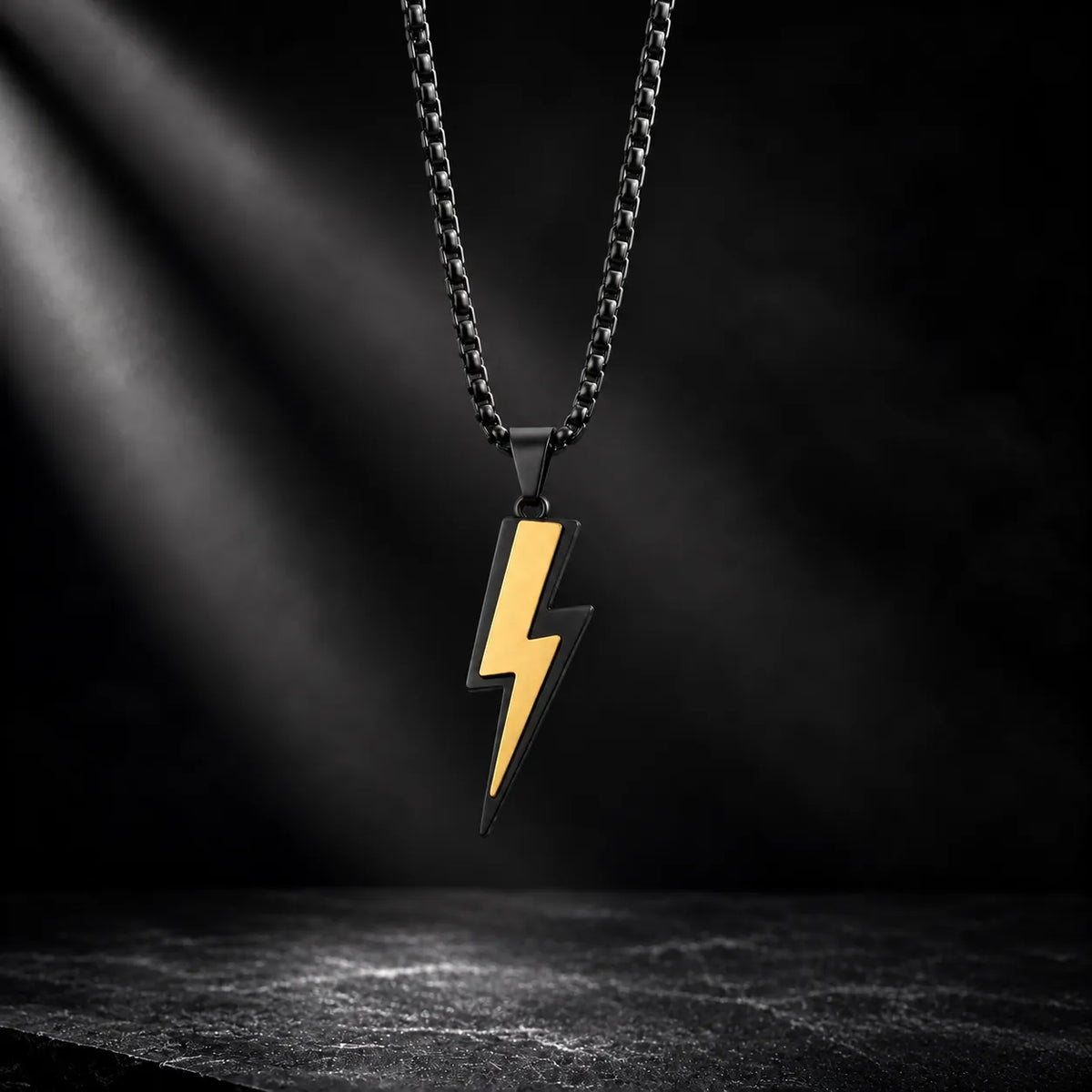 Black Electro Men's Chain Pendant