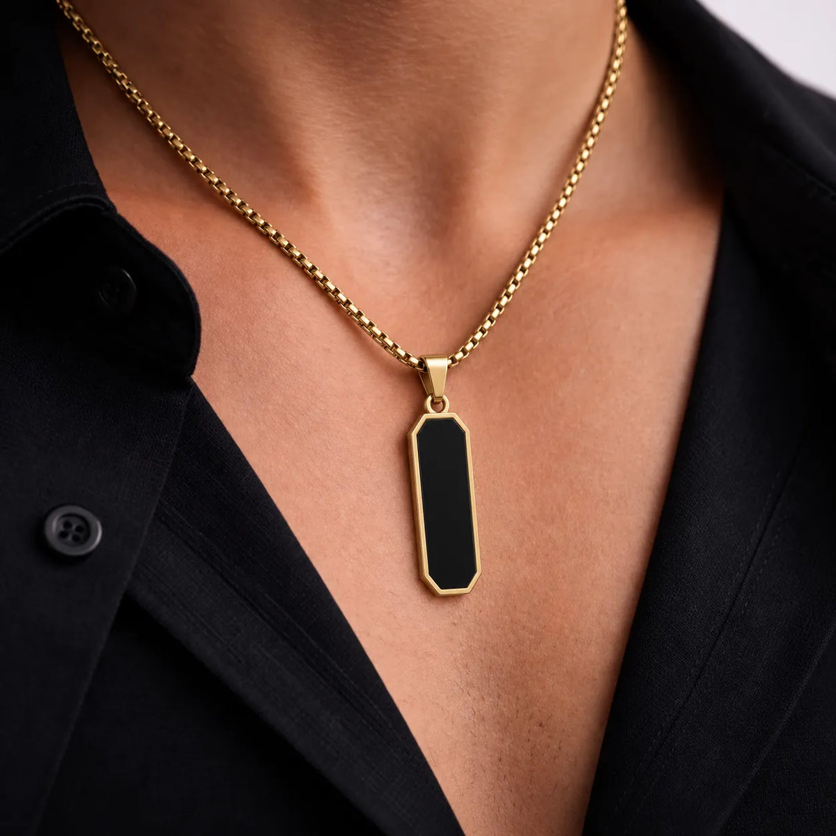 Blacklaw Gold Men's Chain Pendant