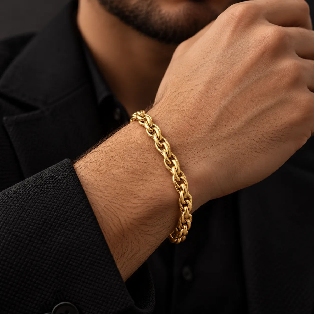 Double Rope Men's Bracelet
