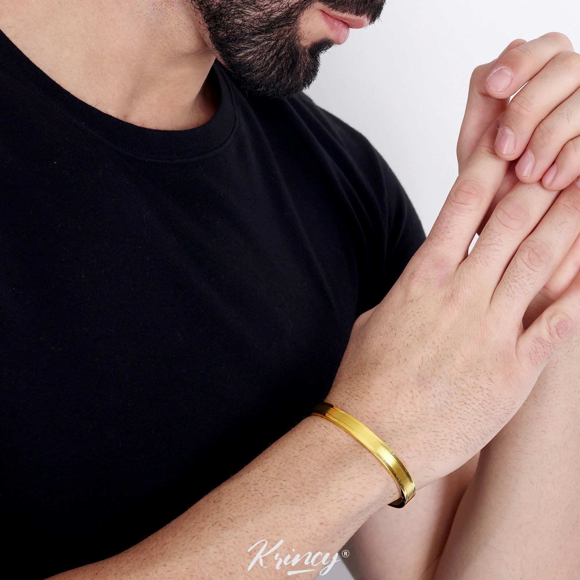 Dual Crest Men's Bracelet