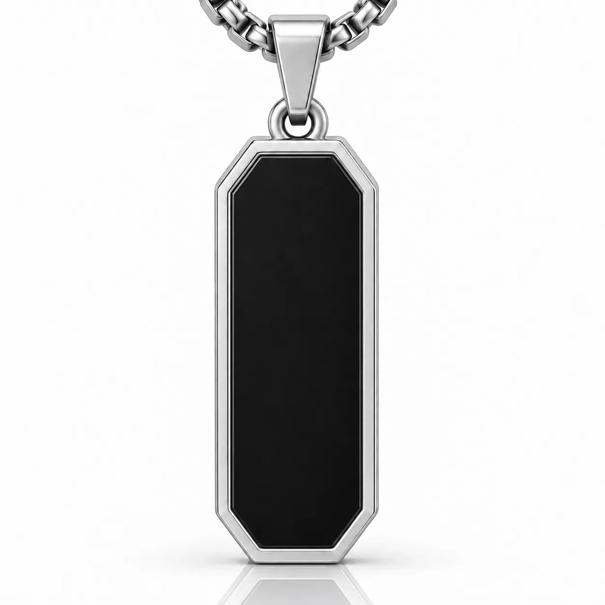 Minowa Silver Men's Chain Pendant