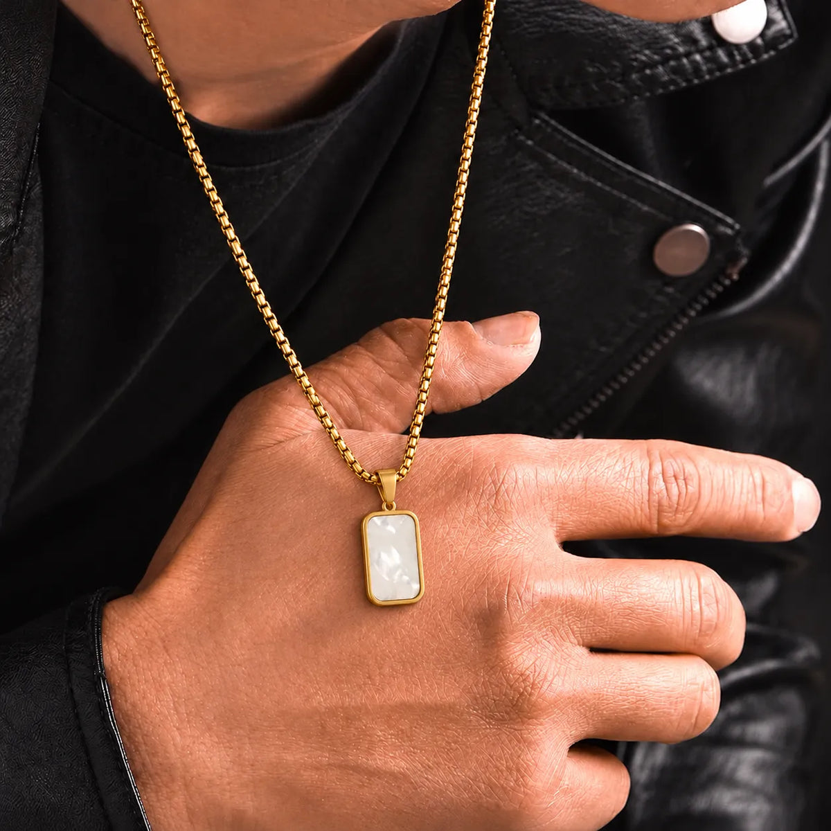 Marbello Gold Men's Chain Pendant