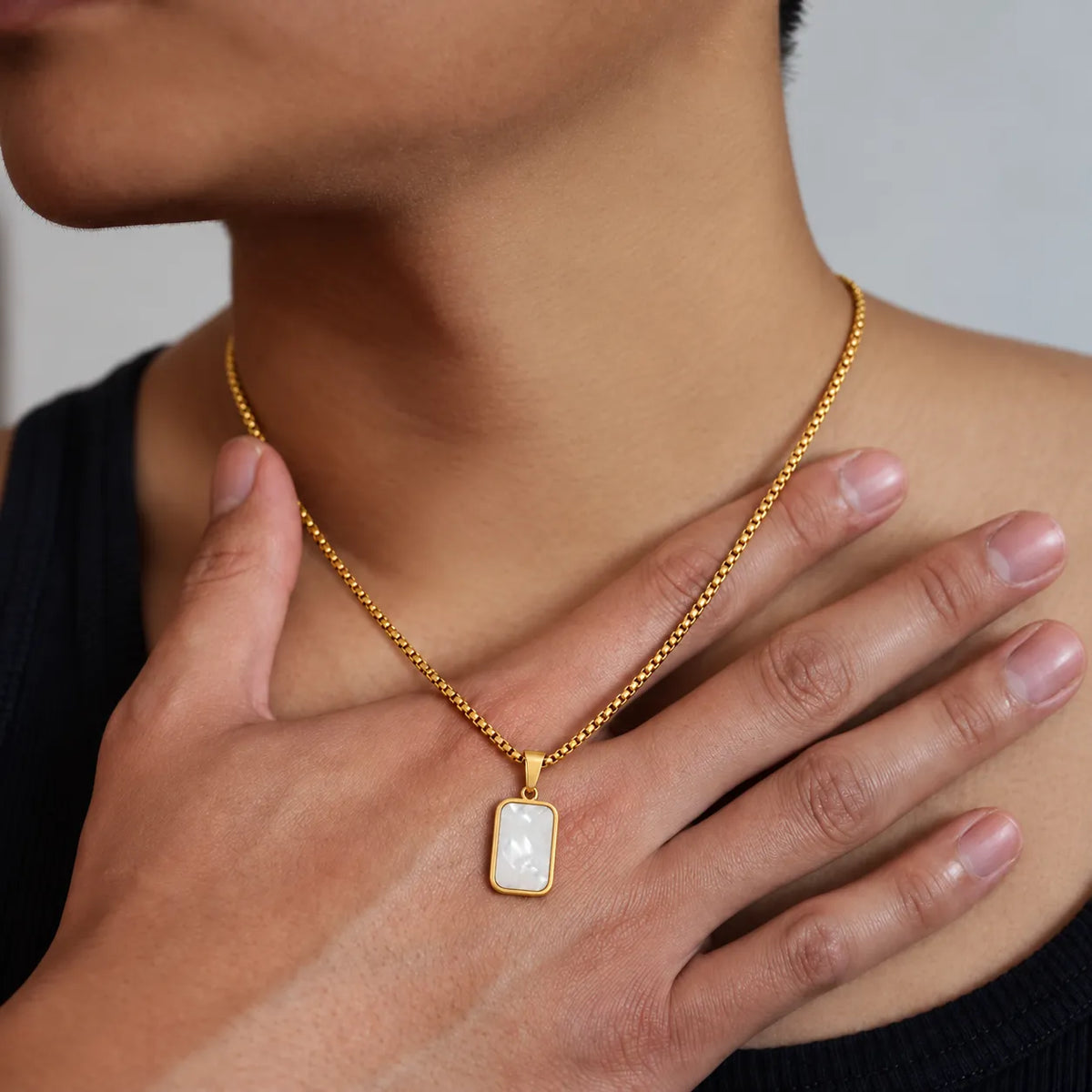 Marbello Gold Men's Chain Pendant