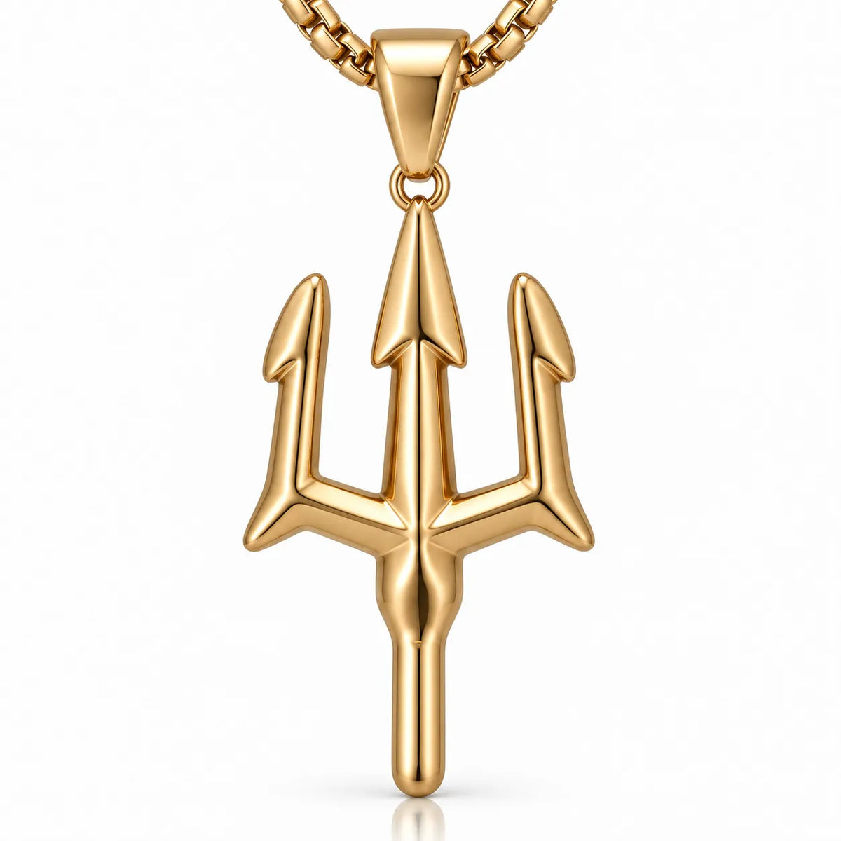 Thrishul Gold Men's Pendant Chain