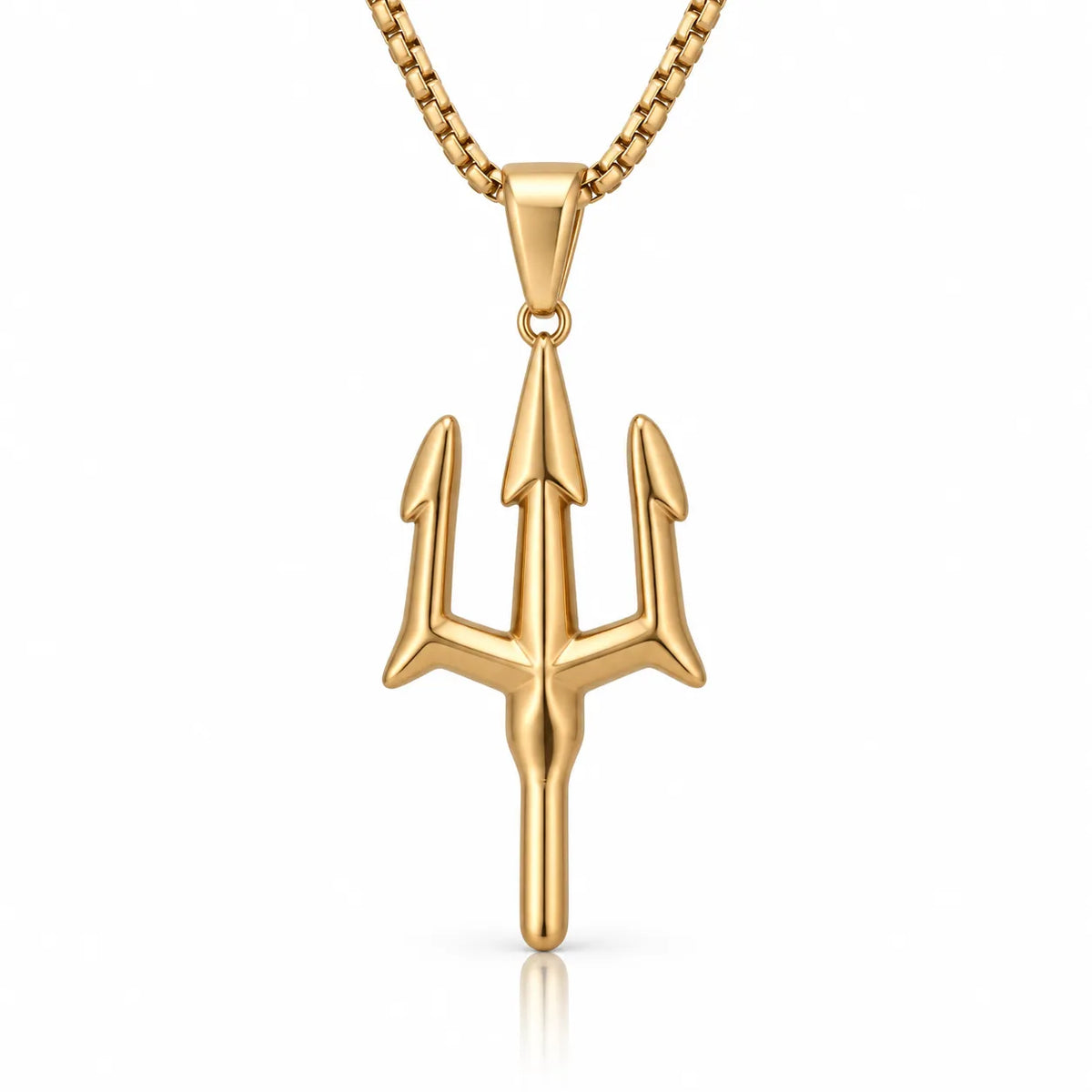 Thrishul Gold Men's Pendant Chain