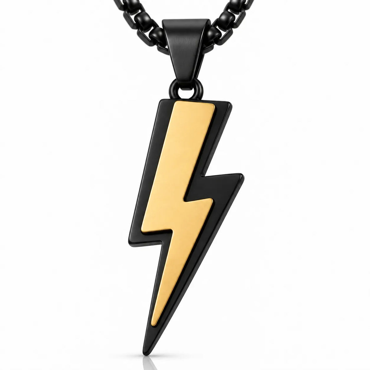 Black Electro Men's Chain Pendant