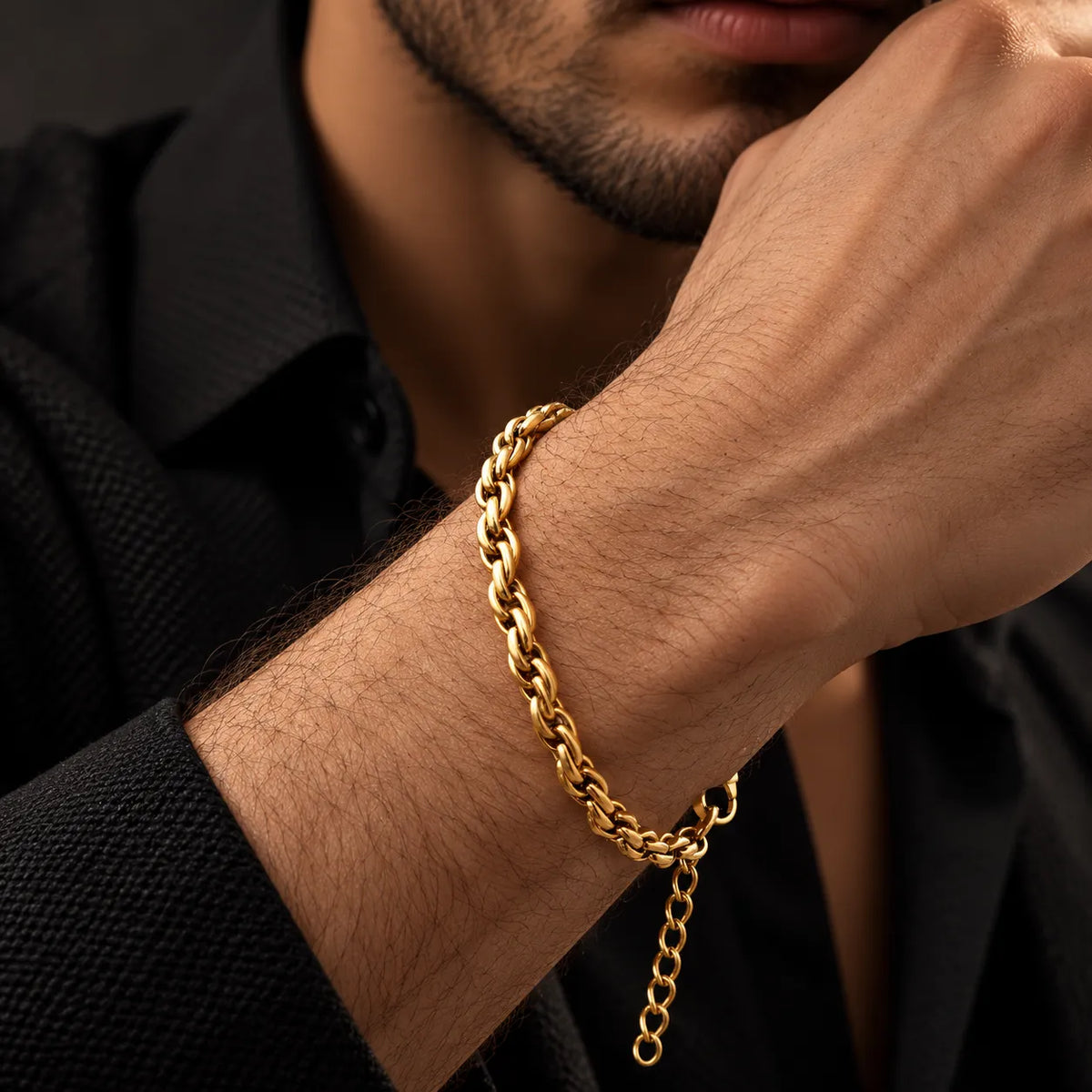 Double Rope Men's Bracelet