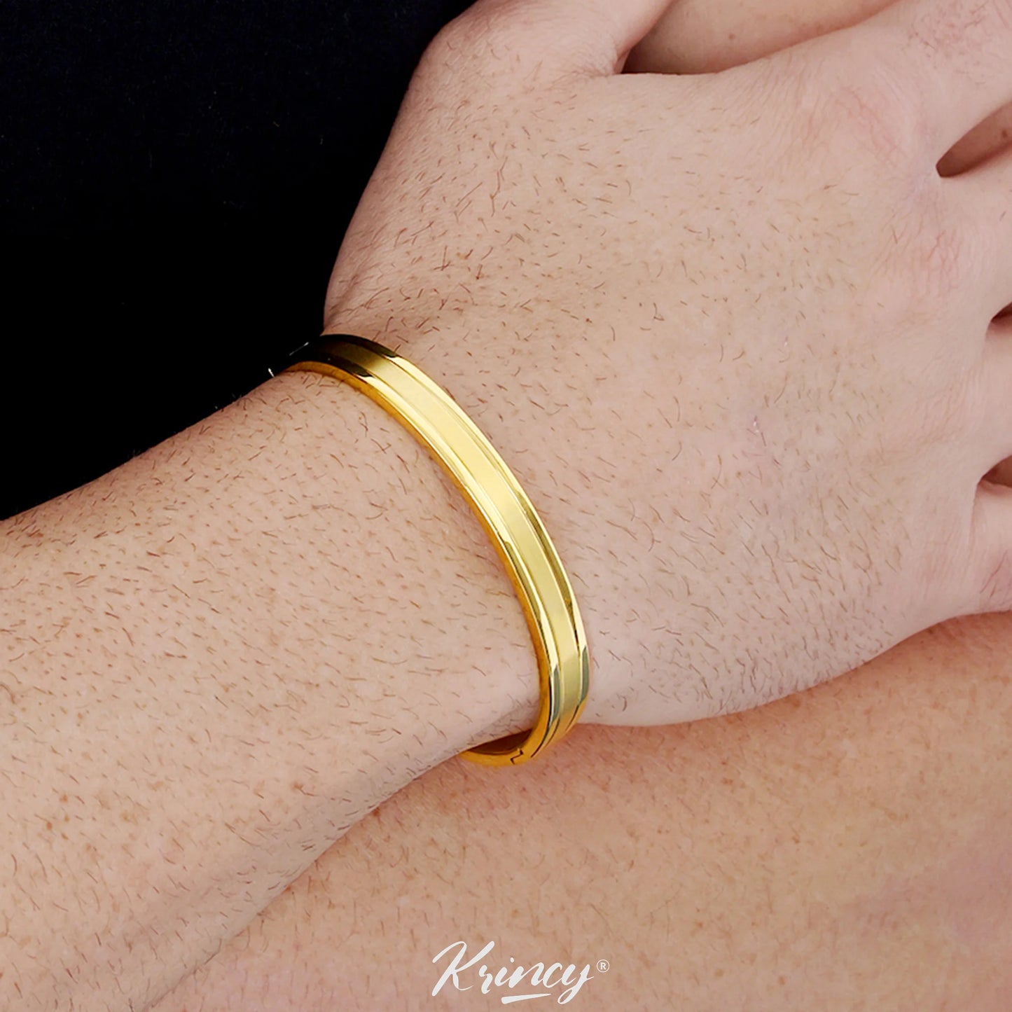 Dual Crest Men's Bracelet