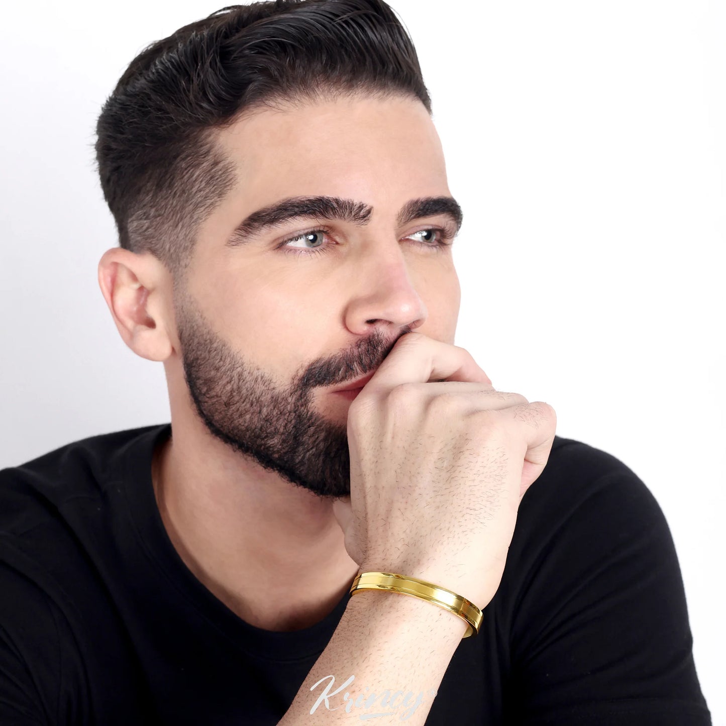 Dual Crest Men's Bracelet