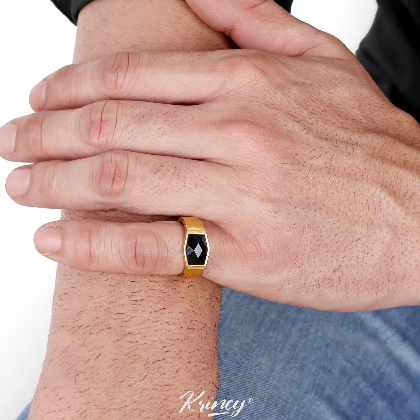 Krincy Nero Men's Ring